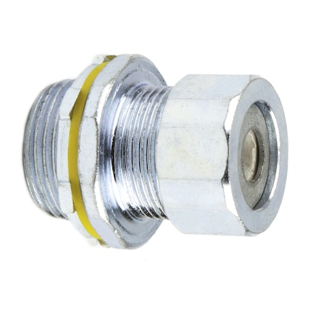 Dottie L.H. Dottie 3/4'' Steel Strain Relief Connector (White Grommet), 10PK SR75A350